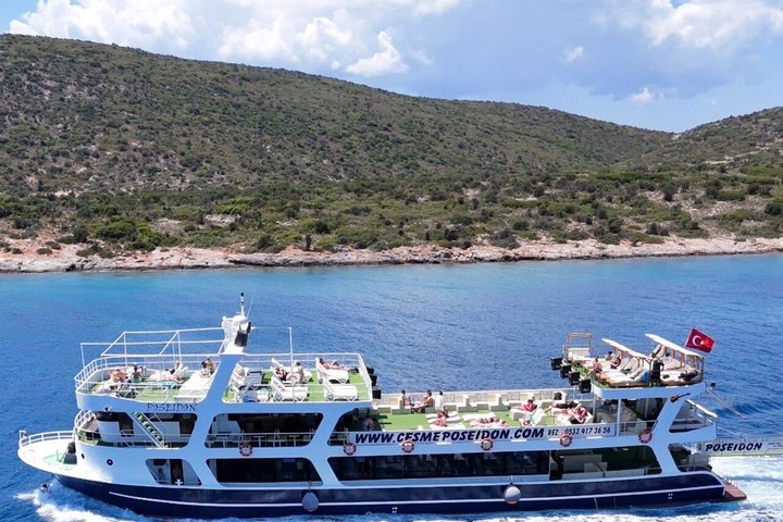 Cesme Boat Tour Cruzeiro nas Baías Escondidas com Paradas de Natação