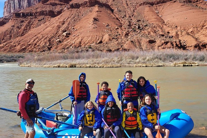 Moab Rivertrippers Escursione di rafting di mezza giornata sul fiume Colorado ~ DIVERTIMENTO!