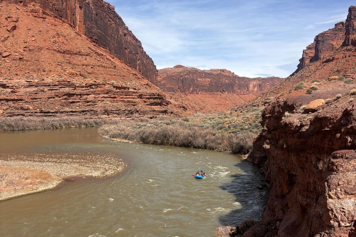 Moab Rivertrippers Escursione di rafting di mezza giornata sul fiume Colorado ~ DIVERTIMENTO!