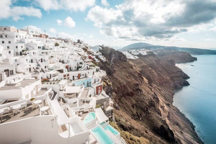 Visite privée d'une demi-journée à Santorin : Oia, Imerovigli et Red Beach