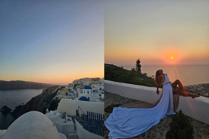 Visite privée d'une demi-journée à Santorin : Oia, Imerovigli et Red Beach