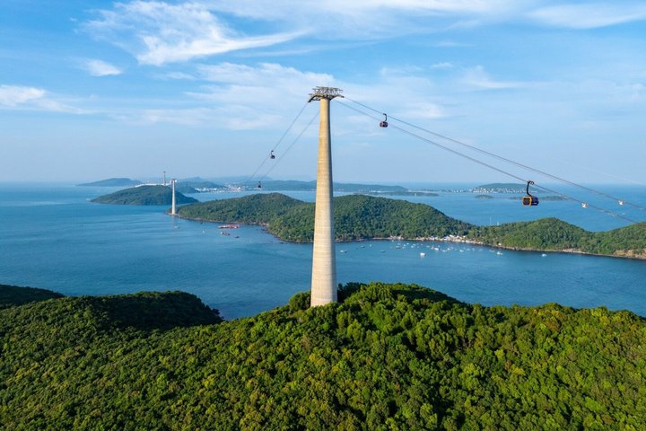 Eilandhoppertocht met kabelbaan op Phu Quoc eiland