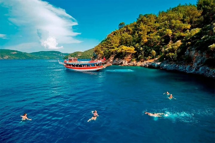 Marmaris All-inclusive bådtur: Frokost og ubegrænsede drikkevarer