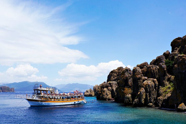 Marmaris All-inclusive bådtur: Frokost og ubegrænsede drikkevarer
