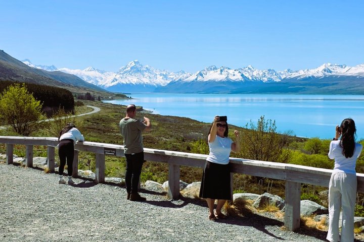 Aoraki Mt. Cook National Park Grupptur från Queenstown