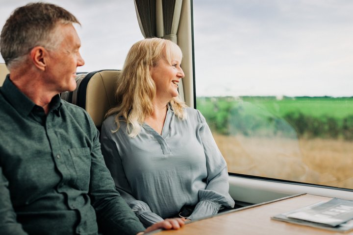 TranzAlpine Trein naar Arthur's Pass vanuit Christchurch met lunch