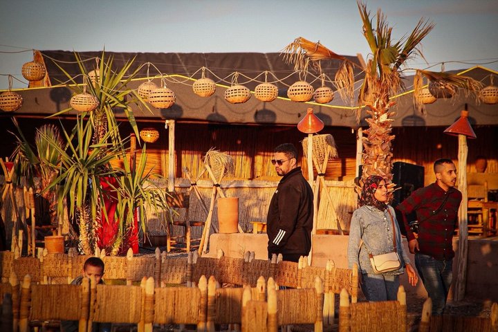 Marrakech Agafay Desert Dinner Quadbiking Sunset Kamel Ride