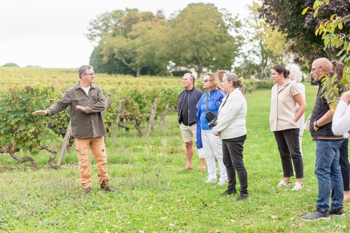 Degustazione di vino con il produttore di vino al Domaine Beaumont Distré-Saumur