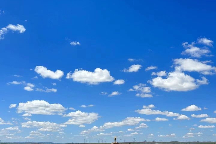 Tour privato di un'intera giornata alla prateria di Huitengxile da Hohhot