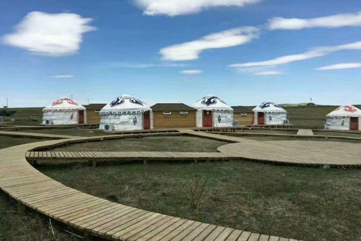 Tour privato di un'intera giornata alla prateria di Huitengxile da Hohhot