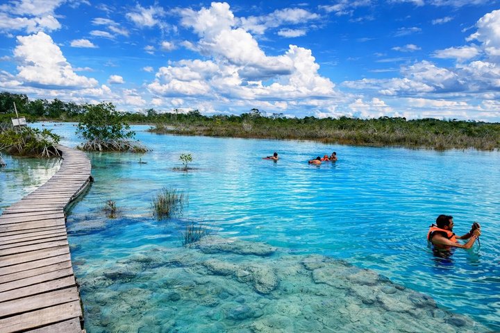 Ruines Ichkabal, Lagune et Los Rapidos par les locaux — Bacalar en 1 jour