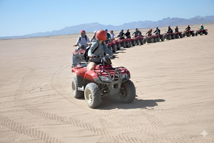 Safari ATV Quad, Buggy, Desert, Beach, Soluppgång och solnedgång– Hurghada
