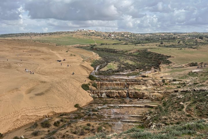Essaouira Waterfall Caminata y paseo costero con Tagine, Pesca