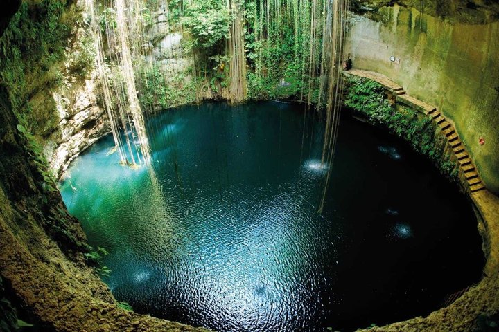 Chichen Itza Cenote Saamal och Valladolid dagstur från Cancun