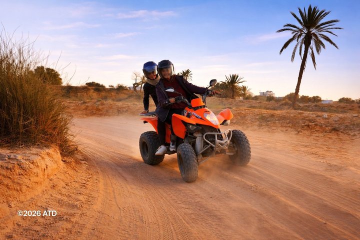 Tour en quad de 90 minutos Djerba Este Mezraya, Ghizen Sidi Mahrez