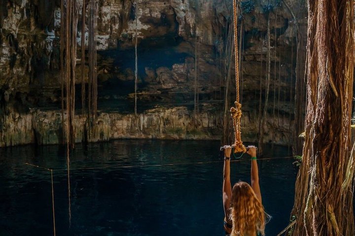 Chichen Itza Cenote Saamal och Valladolid dagstur från Cancun