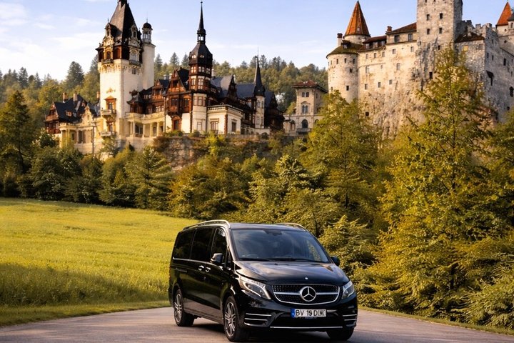 3-Schloss: Peles,Bran,Rasnov,Sinaia Kloster aus Brasov w Abholung