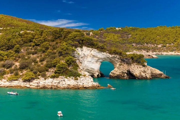 Gargano Yacht-utflukt fra Vieste med aperitiff og skipper