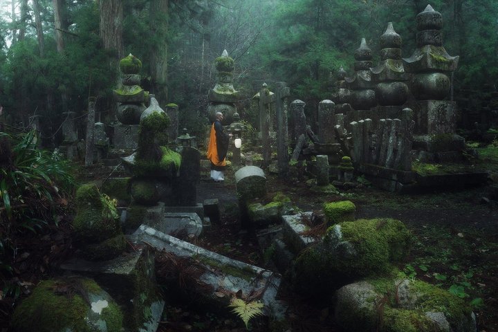 Excursión nocturna a Koyasan Okunoin Experiencia de peregrinación sagrada