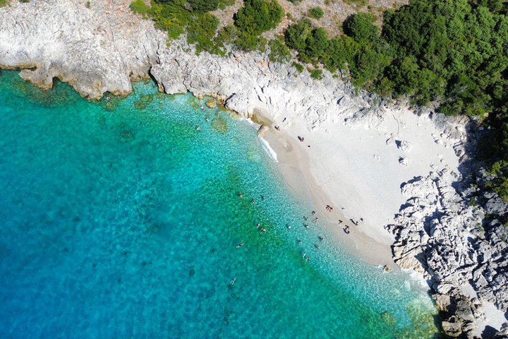 Privat bådtur: Grama Bay og + 15 strande i Himarë, Albanien