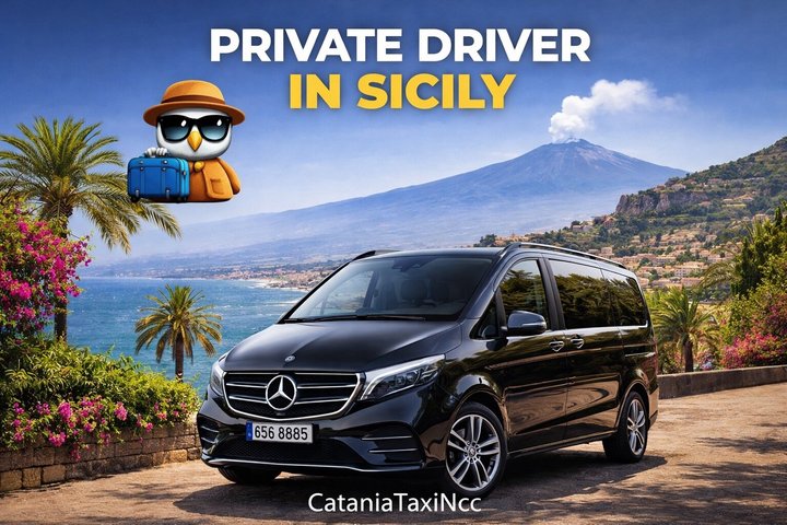 Catania flygplatstransfer ↔ Syracuse, Taormina eller Giardini Naxos