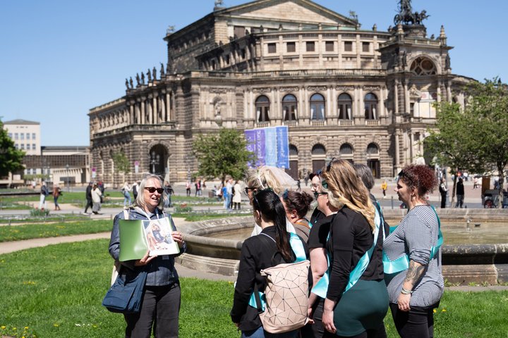 Casco antiguo de Dresde : Tour a pie para grupos pequeños en Inglés con lugareños