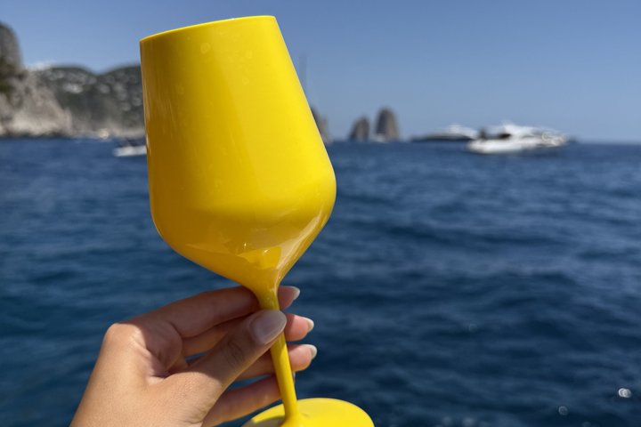Excursión de un día en grupo pequeño a Capri desde Positano o Praiano