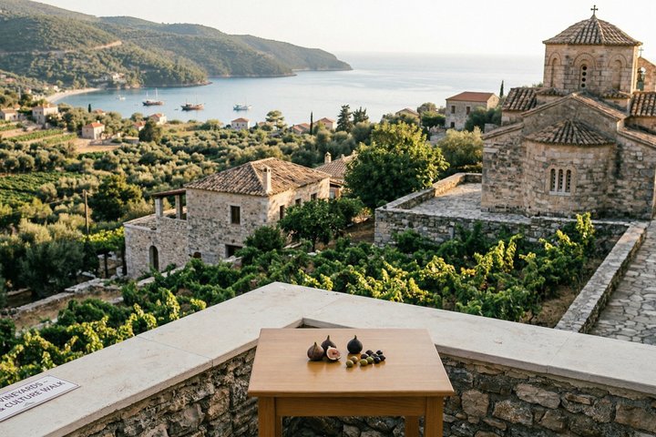 Tour culturale privato del vino di un'intera giornata nella storica Itaca
