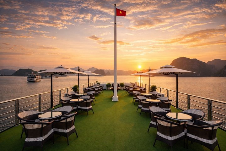Best Seller Halong Bay 5-Star Day Cruise: Buffet, Kayak & Caves