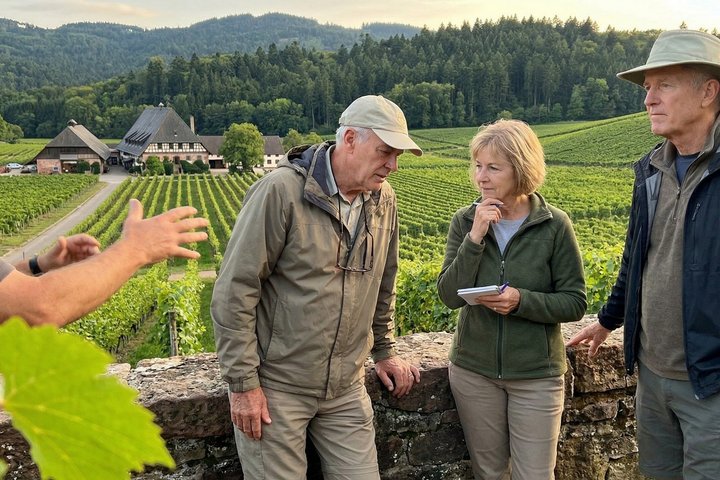Tour privato a piedi nel patrimonio dei vigneti di Baden-Baden