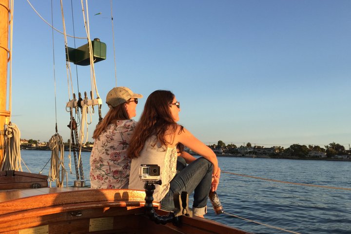 San Diego Segeln Sonnenuntergang und Nachmittag Klassische Yacht