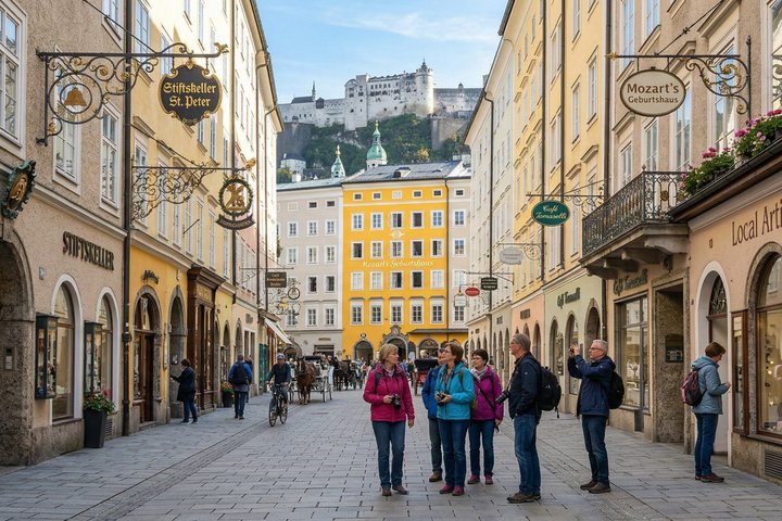 Saltgruva och Salzburg privat kulturarv dagstur från München