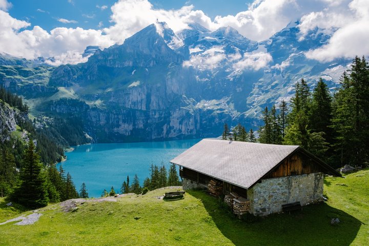Oeschinen Lake Scenic Hiking Experience from Bern