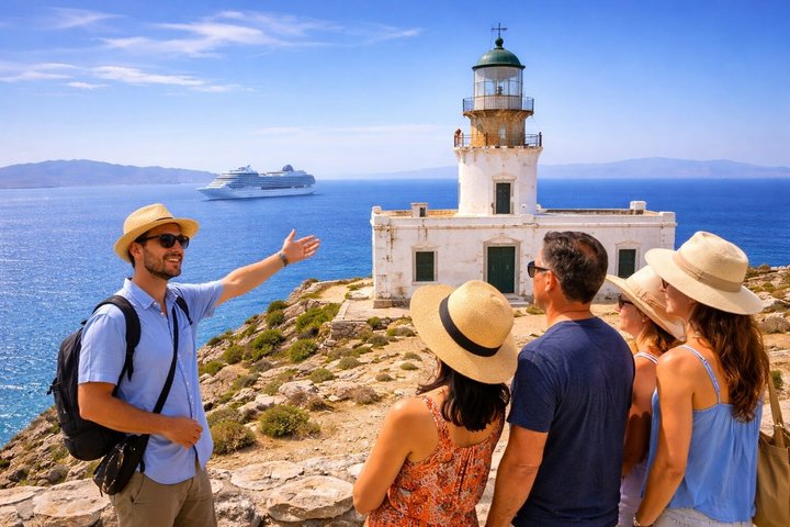 Mykonos Landausflug Halbtageshighlights für Kreuzfahrtgäste