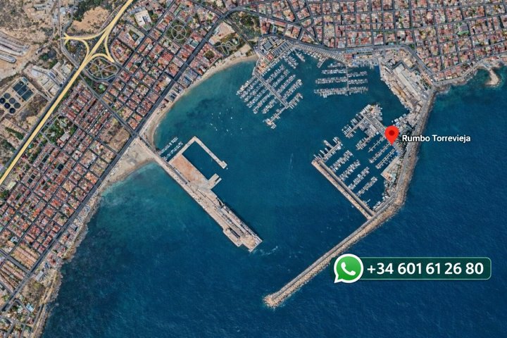 Solnedgang ombord i Torrevieja med champagne inkluderet