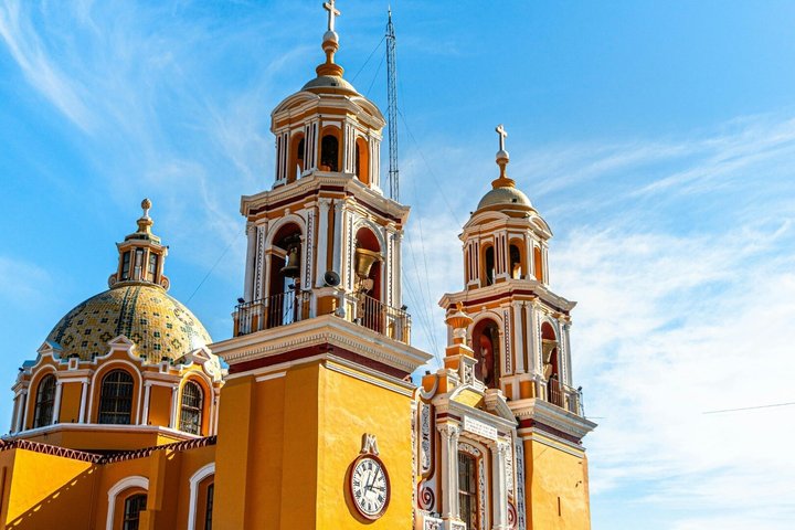 Vanuit Puebla: Privétour naar Cholula en Atlixco all inclusive