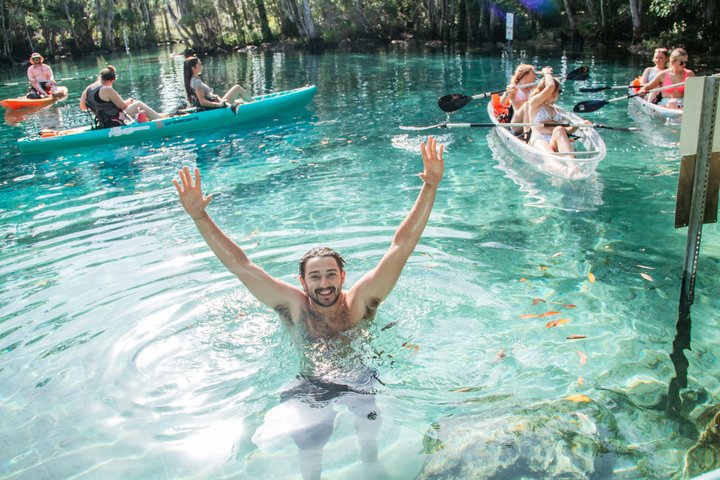 Restauranter i nærheten av Crystal River: Three Sisters Manatee Clear Kayak Tour
