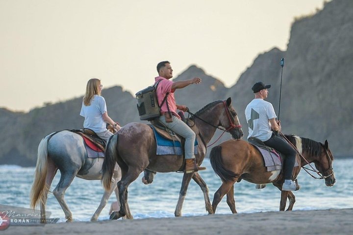 Balade à cheval à Puerto Carrillo : Plage & Jungle