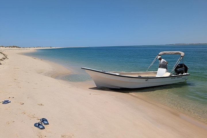 Ria Formosa - Passeio de barco pelas 3 Ilhas: Armona | Ilha da Culatra | Farol
