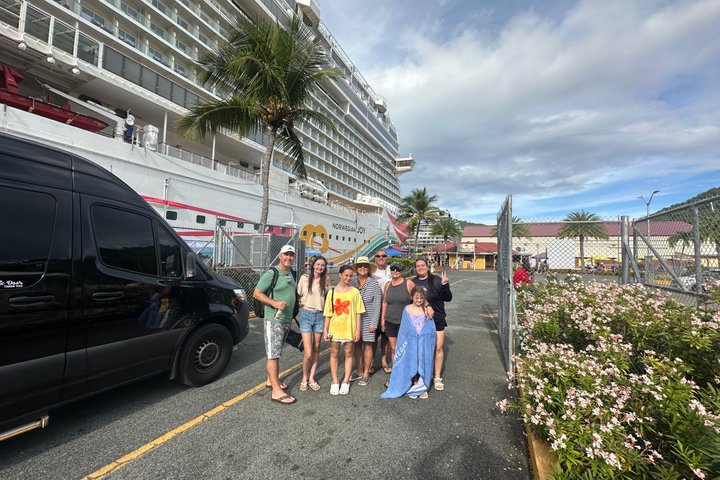 St Thomas luksus 6 timers privat sightseeing cruise havn eller hotell