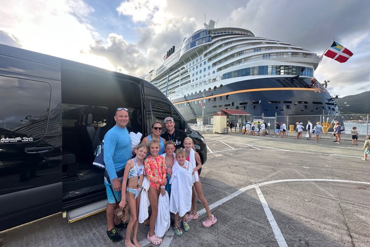 St Thomas luksus 6 timers privat sightseeing cruise havn eller hotell