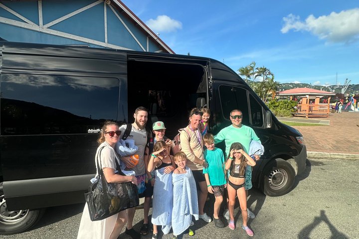 St Thomas luksus 6 timers privat sightseeing cruise havn eller hotell