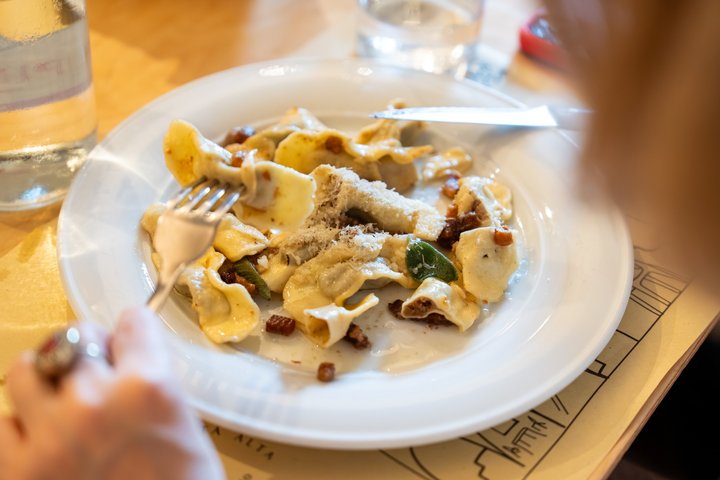 Bergamo Tour met kleine groep volwaardige maaltijden met Do Eat Better