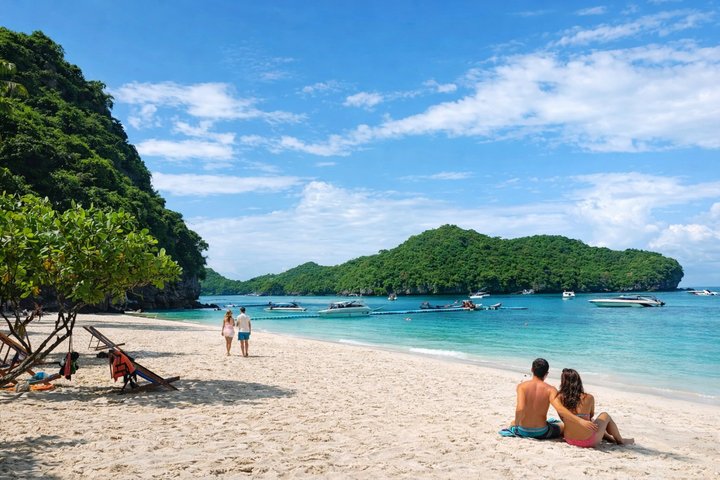 Koh Samui: Parco Nazionale Marino di Angthong 42 - Tour in motoscafo dell'isola