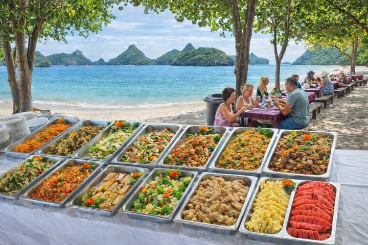 Koh Samui: Parco Nazionale Marino di Angthong 42 - Tour in motoscafo dell'isola
