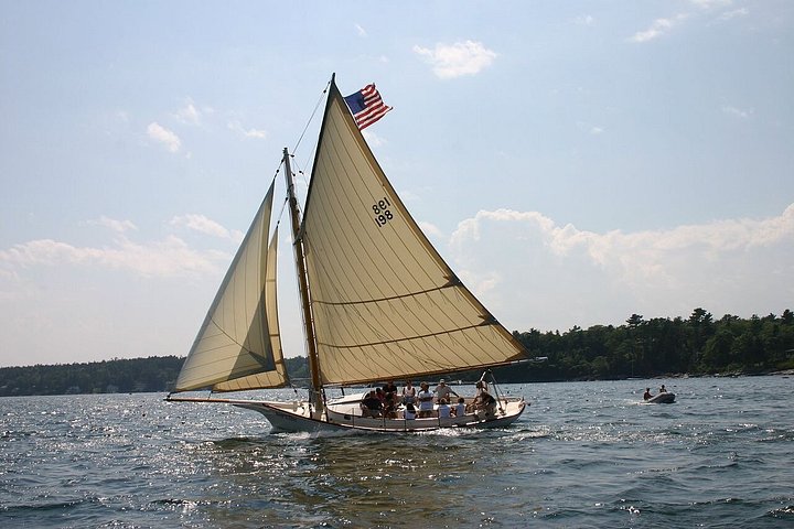 San Diego Segeln Sonnenuntergang und Nachmittag Klassische Yacht