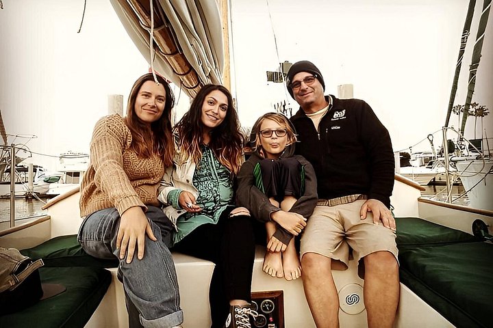 San Diego Segeln Sonnenuntergang und Nachmittag Klassische Yacht