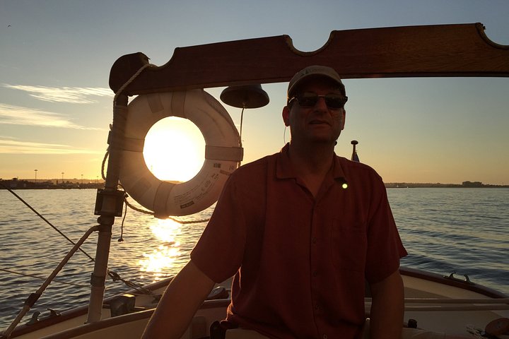 San Diego Segeln Sonnenuntergang und Nachmittag Klassische Yacht