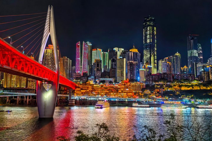 Chongqing : Privé voedseltour en magisch uitzicht op de nacht