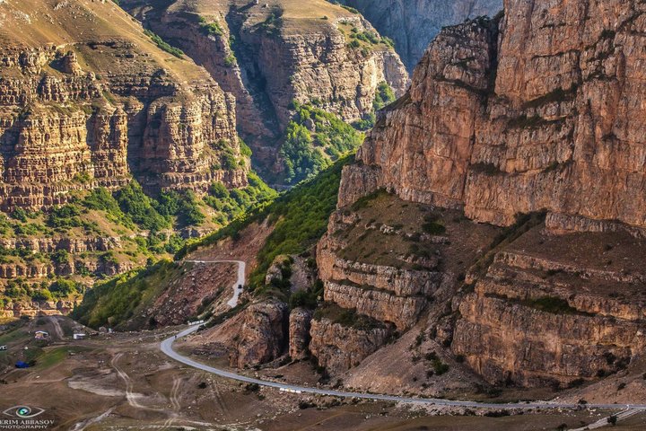 Baku to Khinaliq Village & Candy Cane Mountains Guided Day Trip